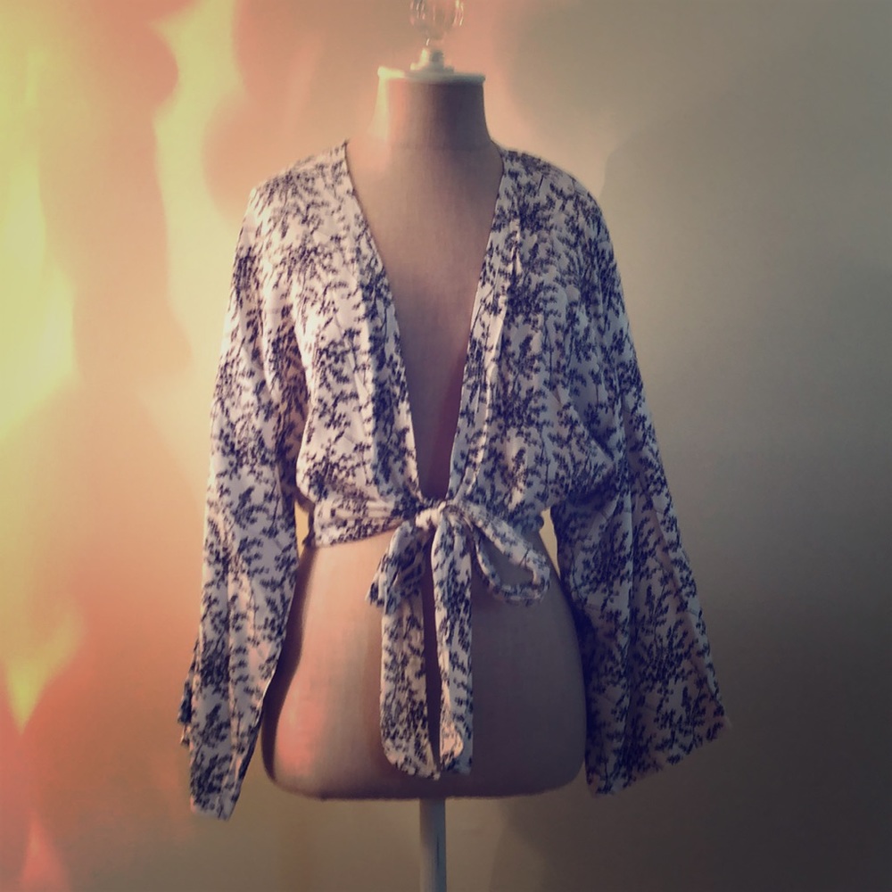 Sabo Skirt Black and White Blouse